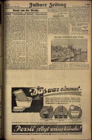 Zweite Ausgabe vom Sonntag, den 25. Mai 1930.