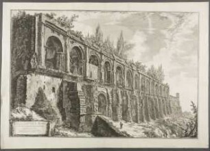 Avanzi della Villa di Mecenate a Tivoli, costruita di travertini