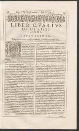 Liber Quartus De Christi Anima.