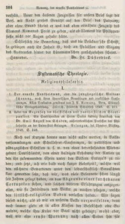104-137 Systematische Theologie