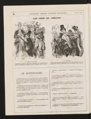Les gens de théâtre