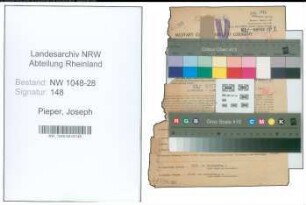 Entnazifizierung Joseph Pieper , geb. 10.10.1897 (Postbeamter)