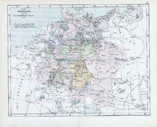 Deutschland zu Anfang des dreissigjährigen Krieges, 1618