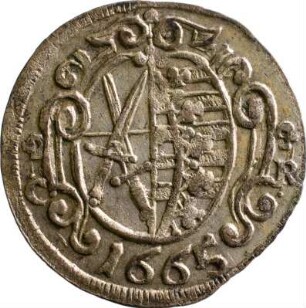 Münze, Dreier (NZ), 1665