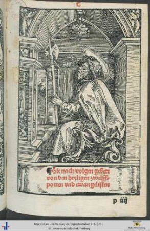 Gebett von den heyligen zwelffpotten und ewangelisten
