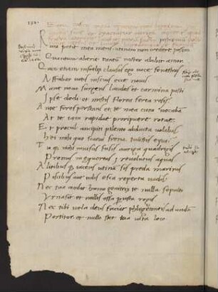 134-140, Lateinische Elegie des Basinius