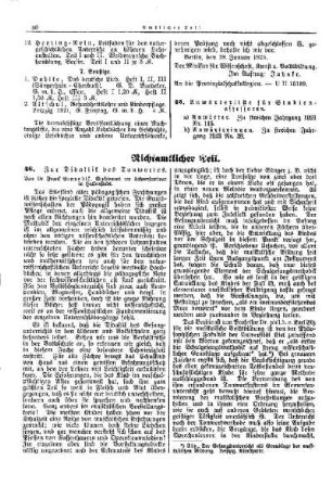 Zur Didaktik des Tonwortes : [Nichtamtlicher Teil]