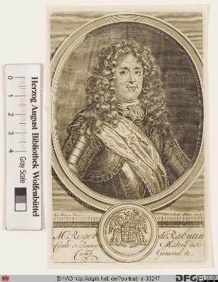 Bildnis Roger de Rabutin Bussy-Rabutin, gen. comte de