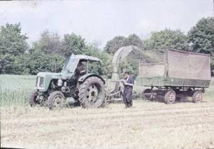 Aufsammelschneidgebläse ASG 150/520 im Einsatz