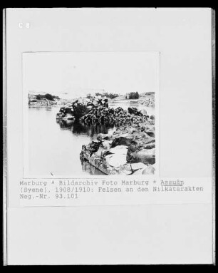 Felsen an den Nilkatarakten