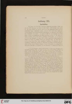 Anhang III: Inschriften