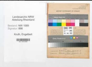 Entnazifizierung Engelbert Kruth , geb. 23.12.1919 (Polizist)