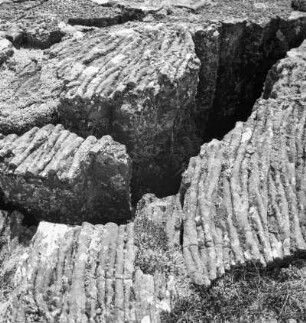 Zertrümmerte Erdkruste aus Lavafluss bestehend, Island