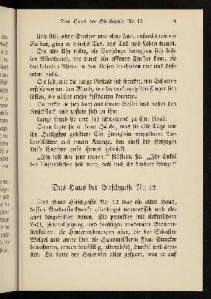 9-18, Das Haus der Hirschgasse Nr. 12