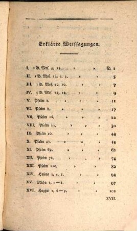 Messianische Weissagungen des Alten Testamentes : übersetzt und erläutert zum Gebrauch für angehende Theologen