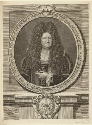 Sigmund Elias (I.) Holzschuher, Ratsherr; geb. 1. Februar 1647; gest. 20. September 1709