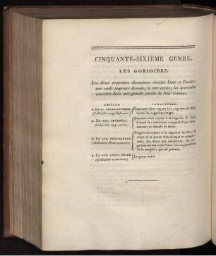 CINQUANTE-SIXIÉME GENRE