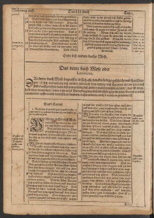 Das dritte buch Mose oder Leviticus.