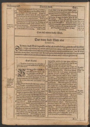 Das dritte buch Mose oder Leviticus.