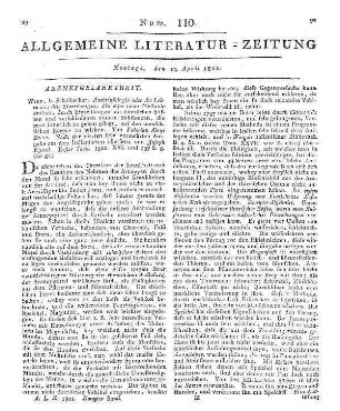 Beyträge zur Critik des Schulunterrichts. St. 4. Hrsg. v. C. F. Etzler. Leipzig: Fleischer 1800