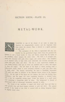 Plate III. Metal-work