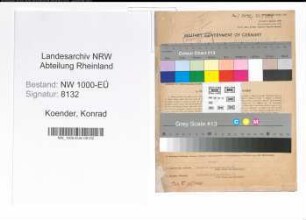 Entnazifizierung Konrad Koender, geb. 01.05.1898 (Arbeiter)