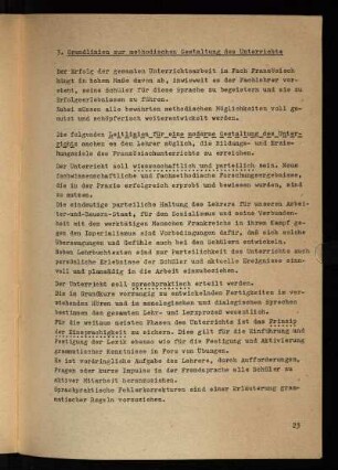 3. Grundlinien zur methodischen Gestaltung des Unterrichts