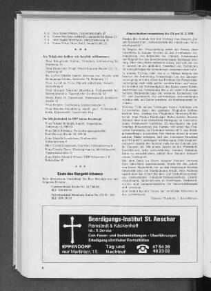 Die Mitgliedschaft im EBV haben beantragt: