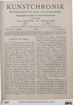 Heft 14 (29. Januar 1891)