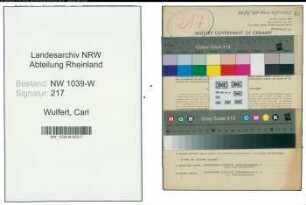 Entnazifizierung Carl Wulfert , geb. 11.02.1910 (Angestellter)