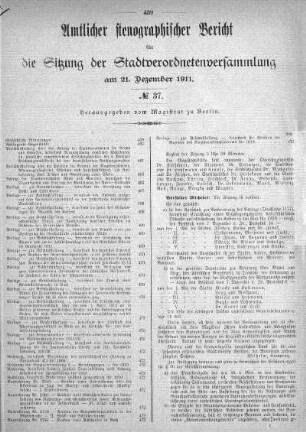 No. 37, 21. Dezember 1911