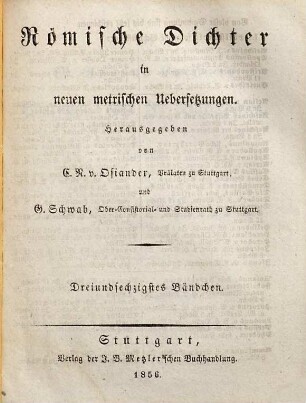 Des M. Annäus Lucanus Pharsalia, oder der Bürgerkrieg, 2