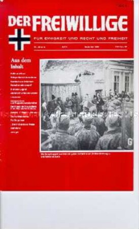 Neonazistische Monatszeitschrift "Der Freiwillige" u.a. über Kriegseinsätze der Waffen-SS