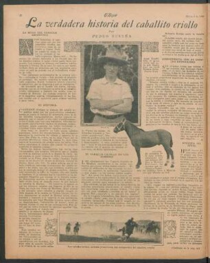 La verdadera historia del caballito criollo