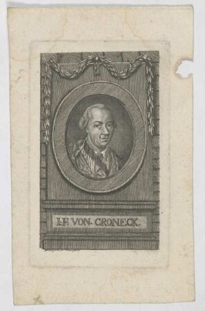 Bildnis des I. F. von Croneck