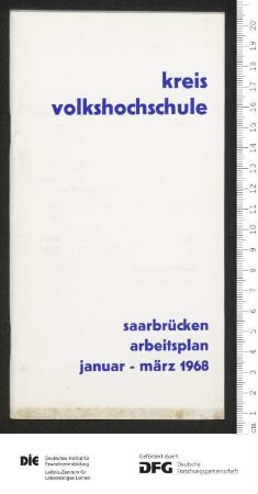 Programm 2. Trimester 1967/1968