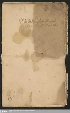 Ms. Ff. Mus. 1286 - Am 1 Advent : Nun kommt der Heyden Heyland : Aria Gott Lob, der Heyland ist gekommen p.