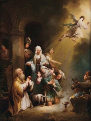 Der Engel verlässt die Familie des Tobias