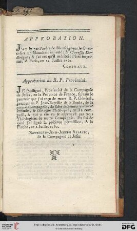Approbation