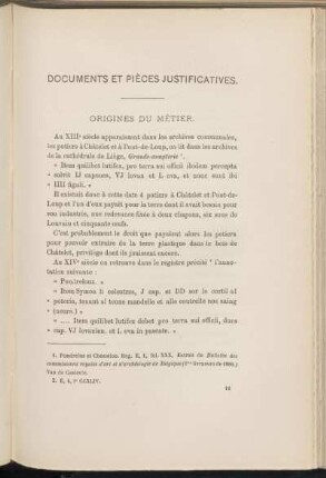 Documents et pièces justificatives.