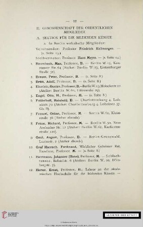 II. Genossenschaft der ordentlichen Mitglieder
