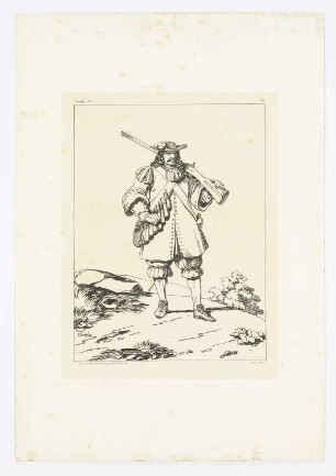 Louis XIV, Blatt 25 der Folge "Federzeichnungen"
