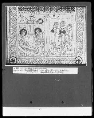 Geburt Christi und die Heiligen drei Könige: Weißstickerei aus einem Kloster bei Fulda