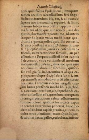 Singulares tam ex curationibus quam Cadaverum sectionibus Observationes