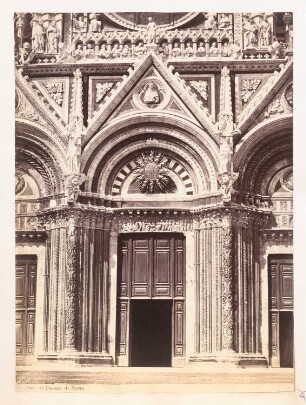 Dom Santa Maria Assunta, Siena: Fassadendetail