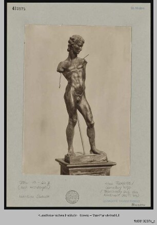 Männliche Statuette