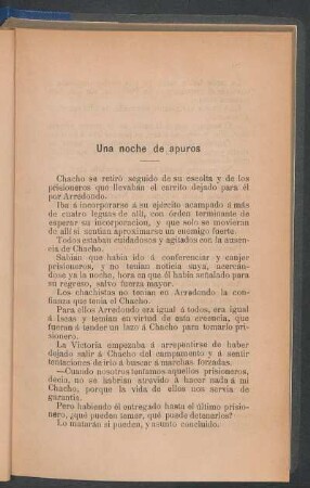 Una noche de apuros