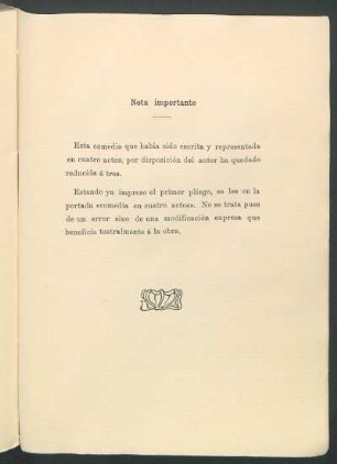 Nota importante