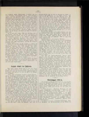 Vorlesungen 1913/14.