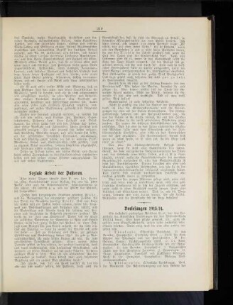 Vorlesungen 1913/14.
